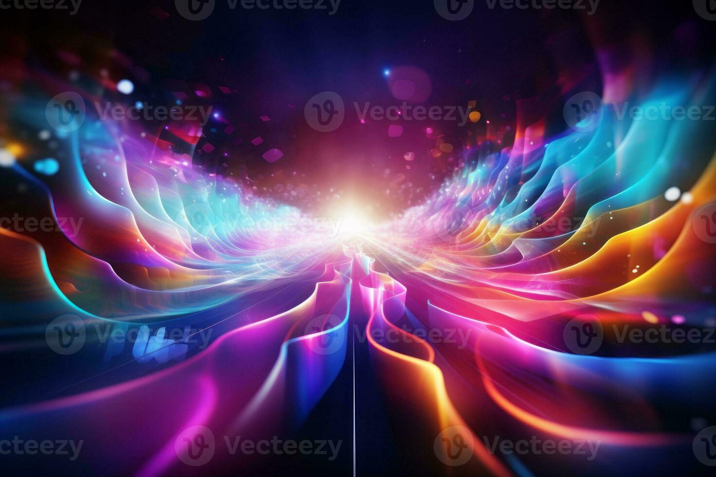 Dynamic and energetic social media background. Generative AI photo