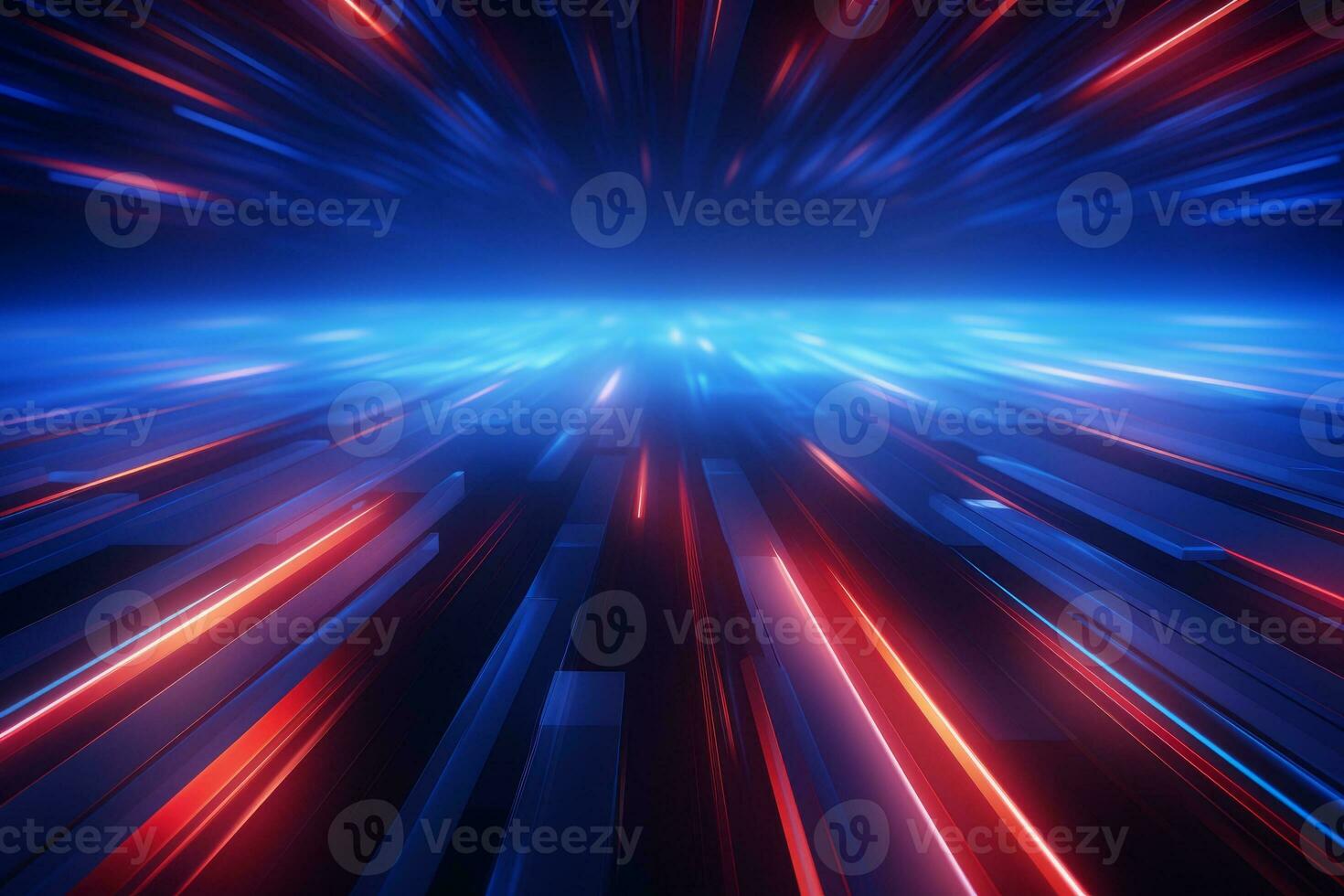 Dynamic technology backdrop with glowing lines. Generative AI photo
