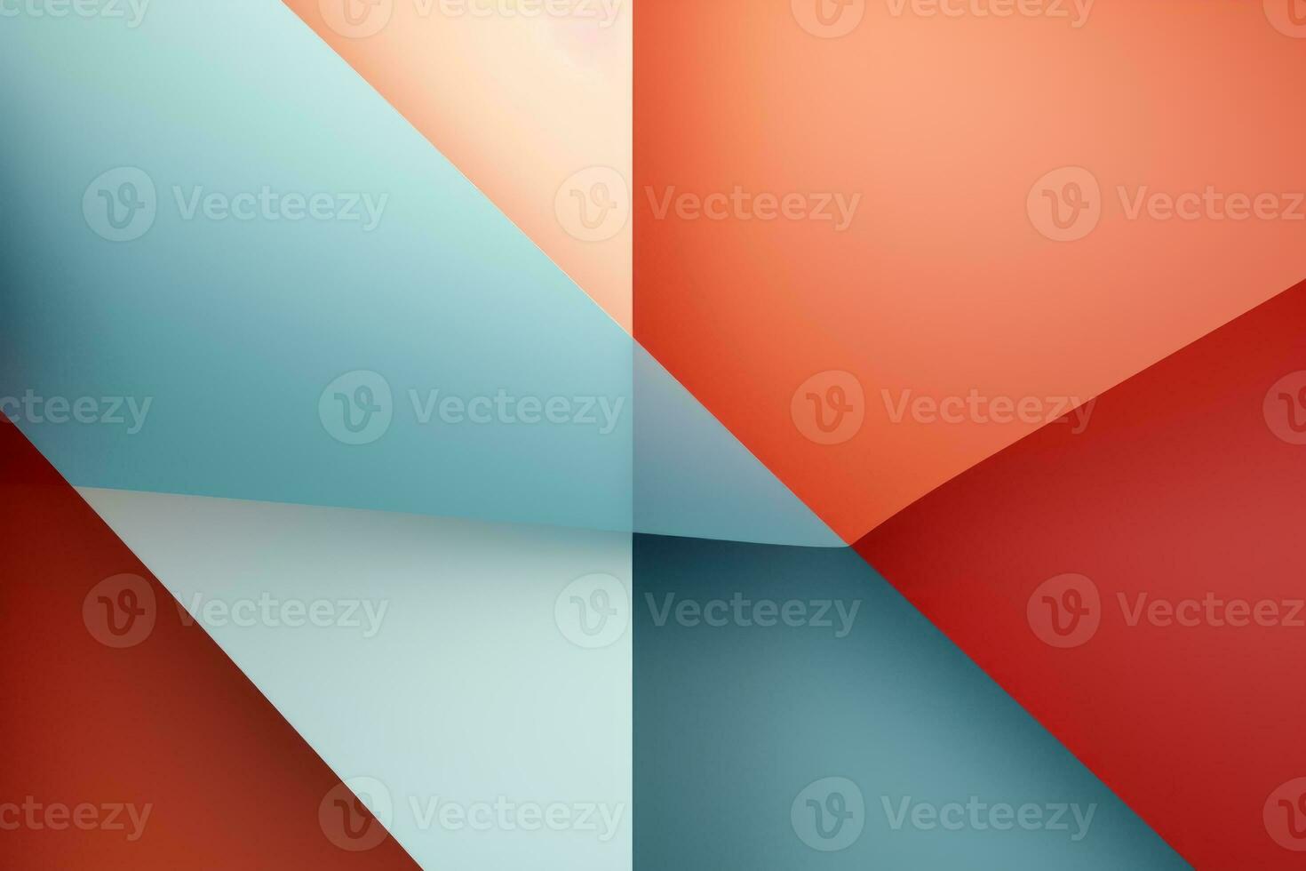 Modern Minimalistic Wallpaper with Shapes. Generative AI photo