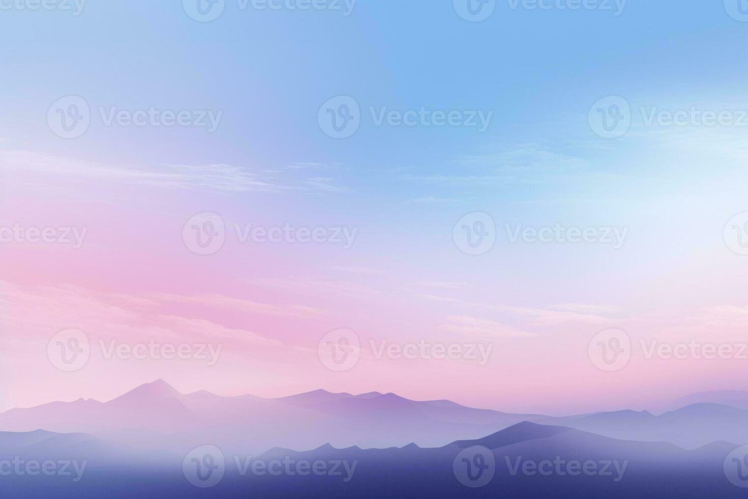 A soft gradient sky. Generative AI photo