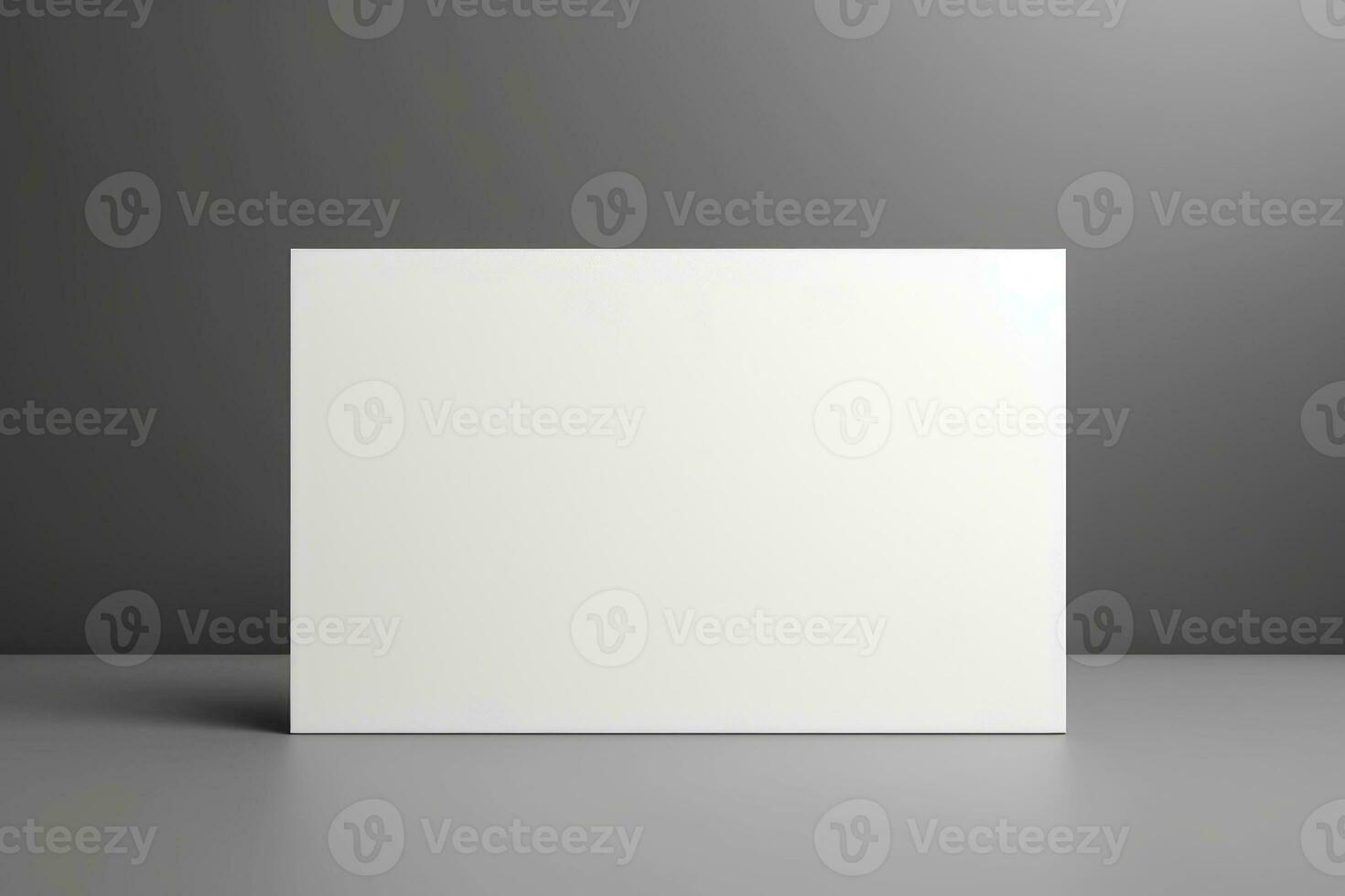 Empty white box on a gray background. Generative AI 31582933 Stock