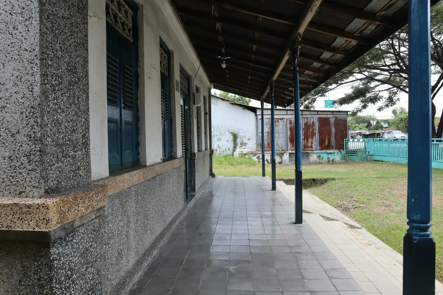 the front porch of the house with a vintage model photo