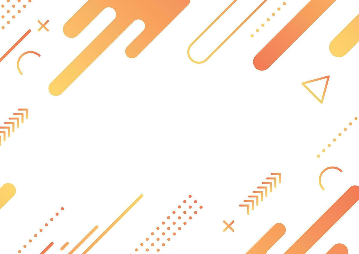 Trendy modern abstract background yellow and white colors vector