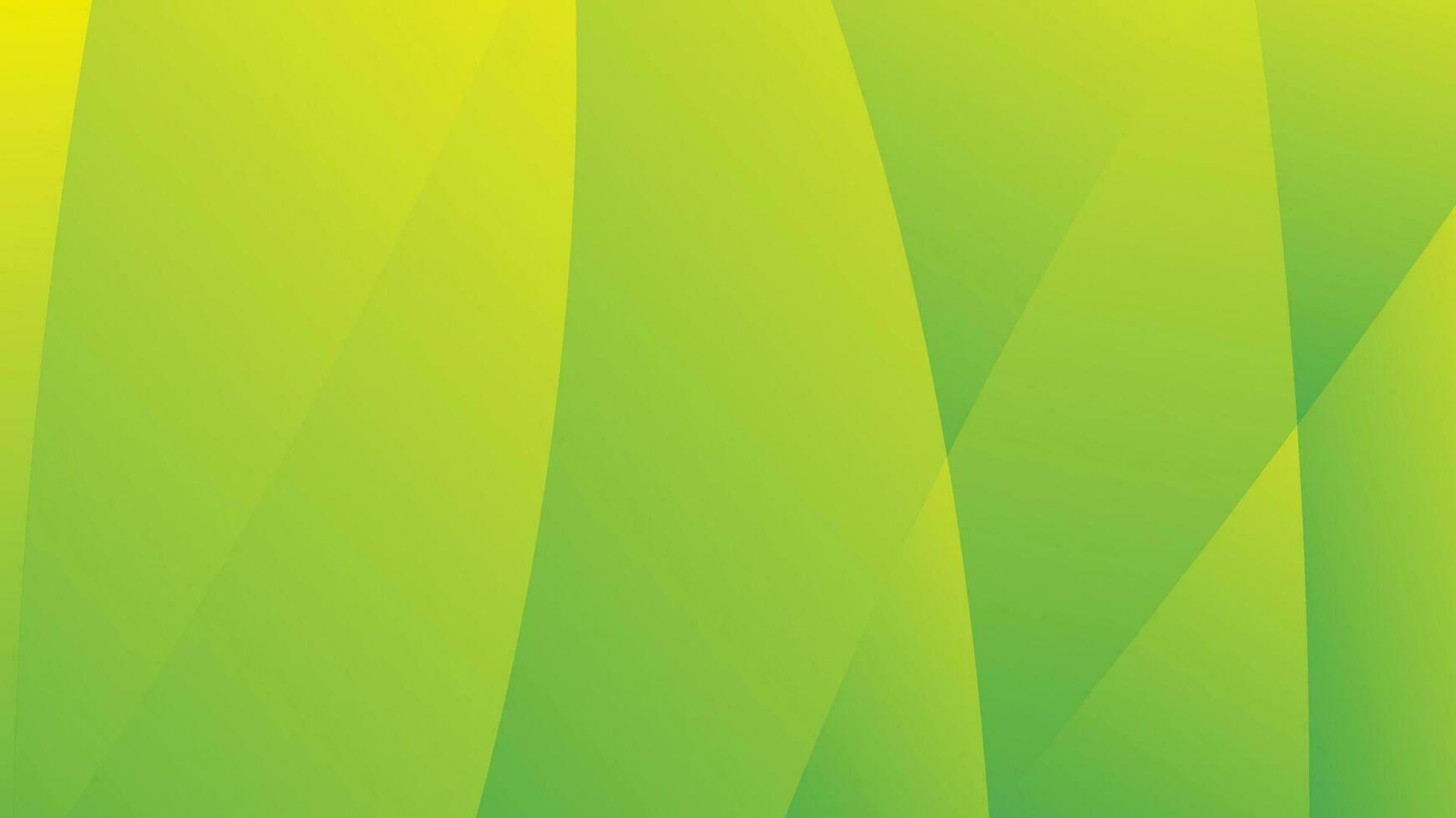Bright green gradient polygon abstract background vector