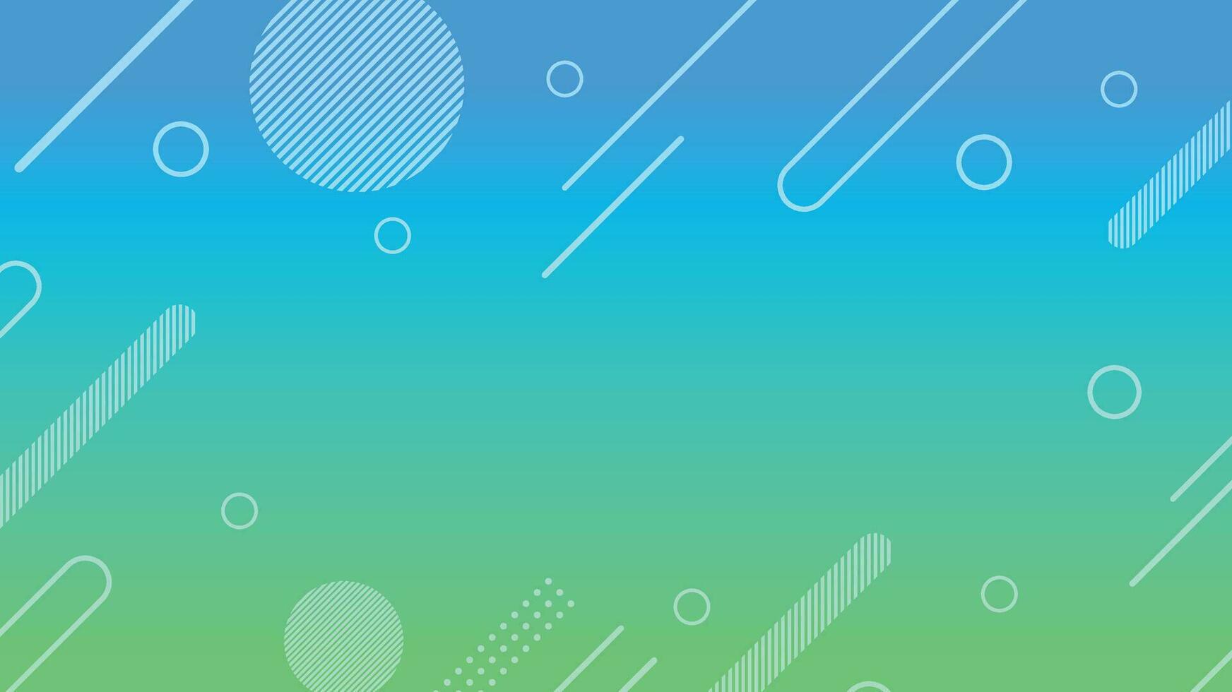 Trendy modern abstract background green and blue colors vector