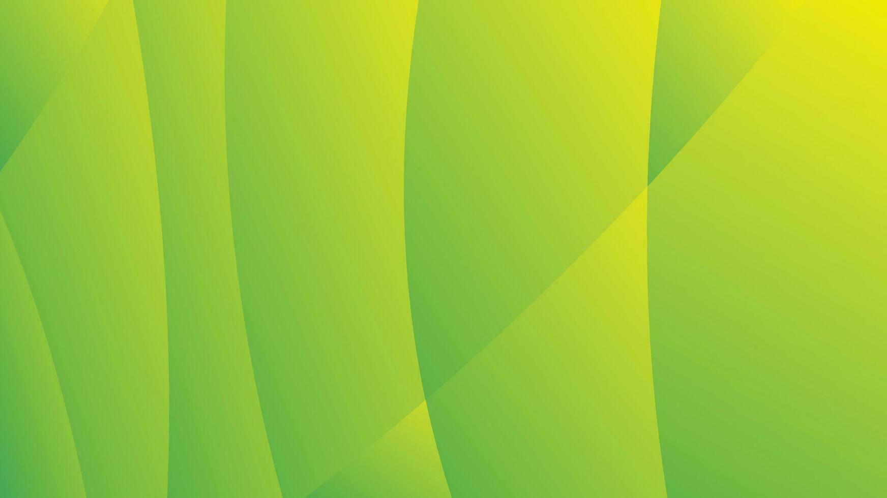 Bright green gradient polygon abstract background vector