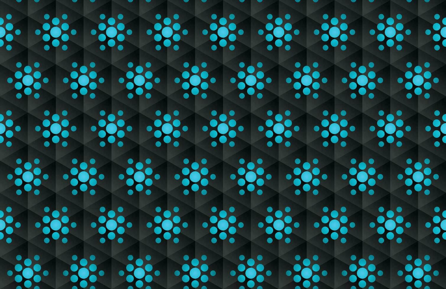 Luxury geometric abstract black background texture with neon light vector