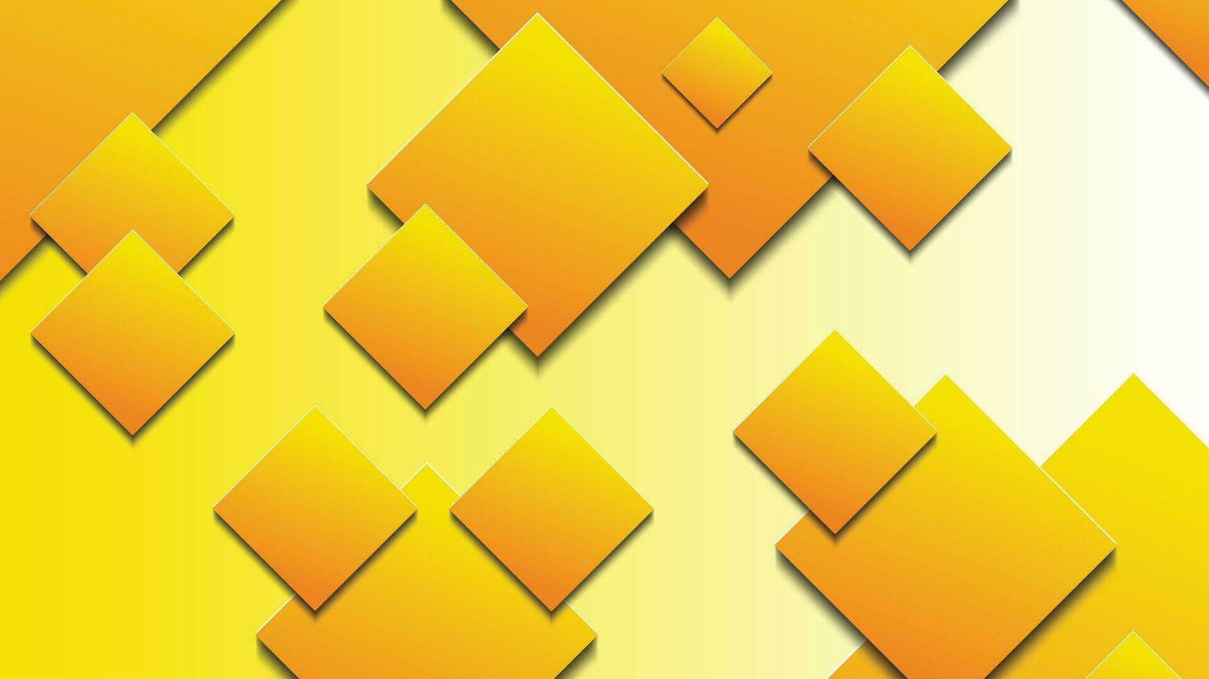 Abstract yellow and white gradient background with rectangular shape vector