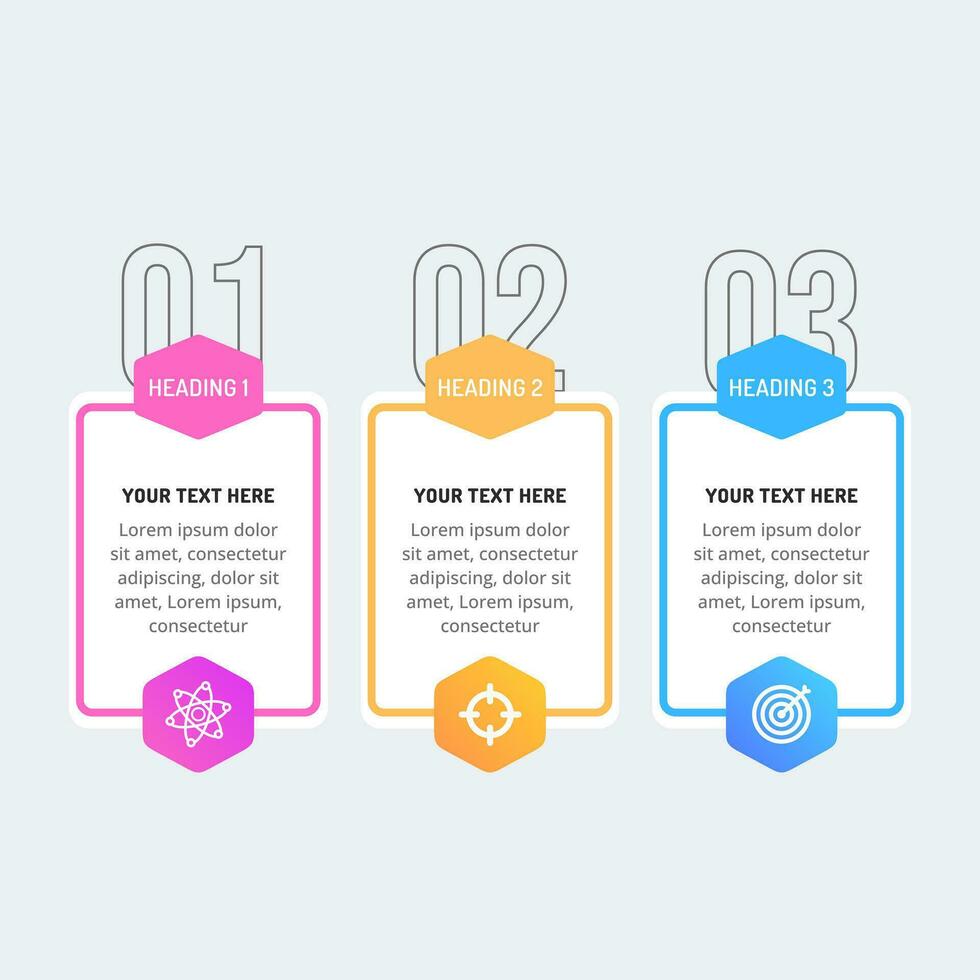 Infographic design template for business strategy plan vector