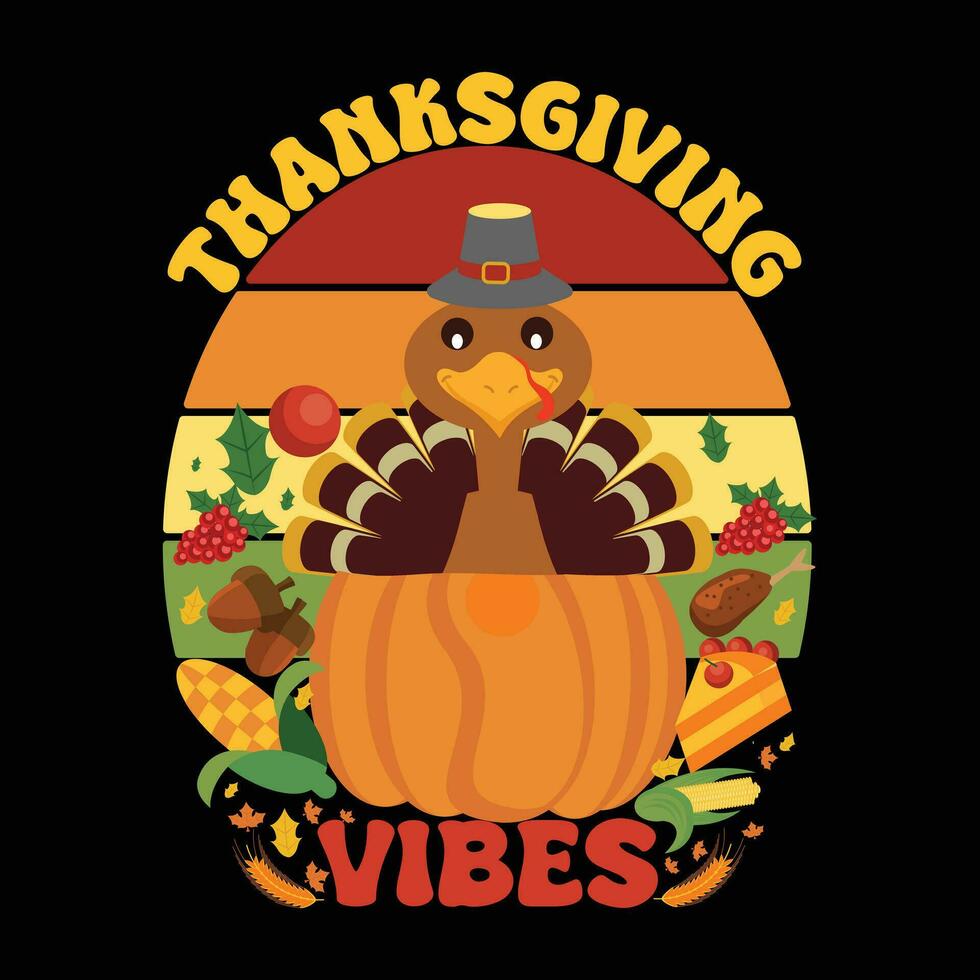 Thanksgiving t shirt design print on demand design vector