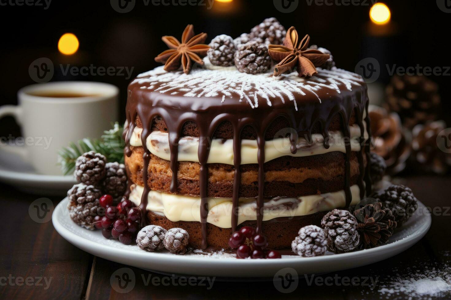 birthday winter cake chocolate advertising food photography photo