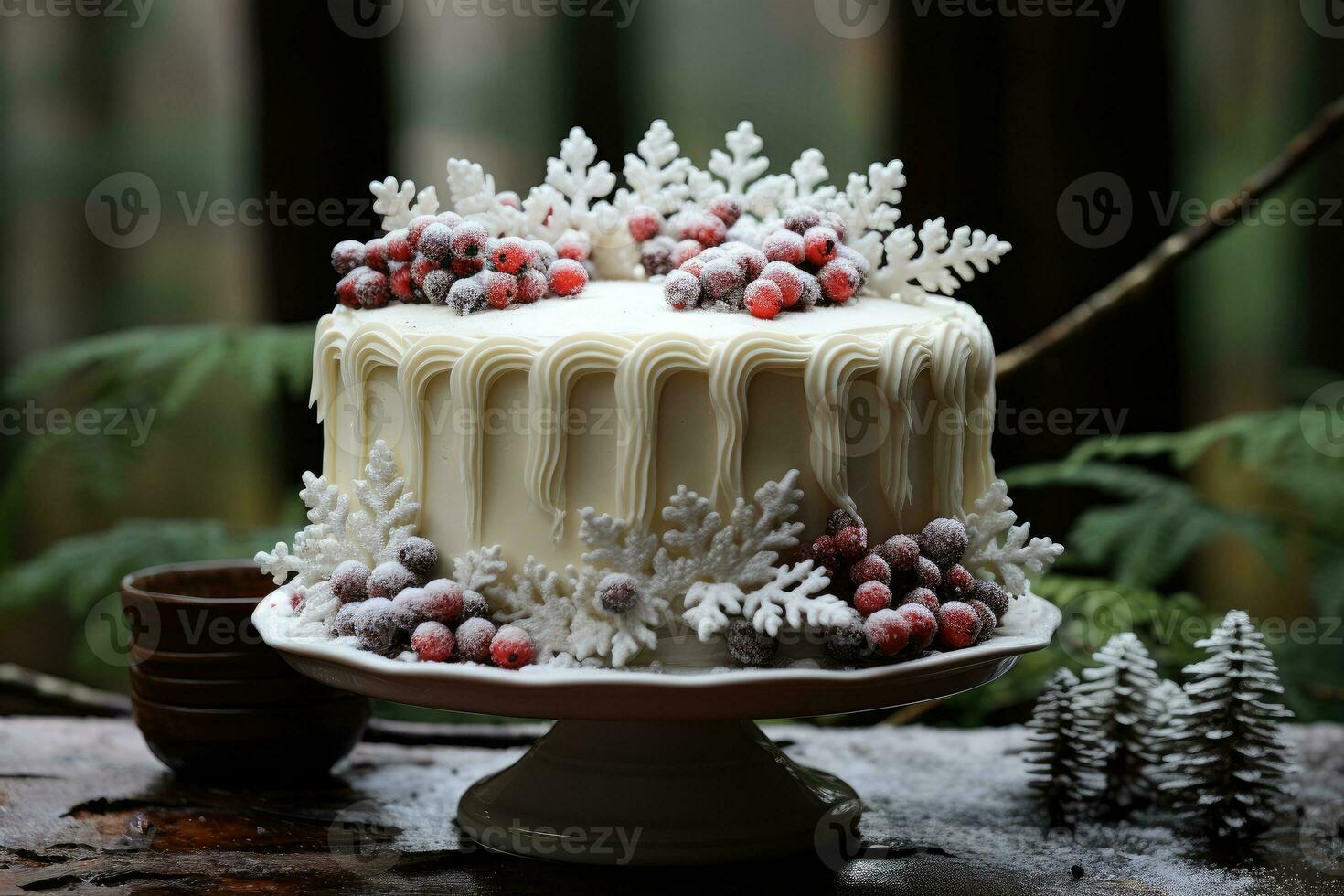 winter cake Wonderland White Cake photo