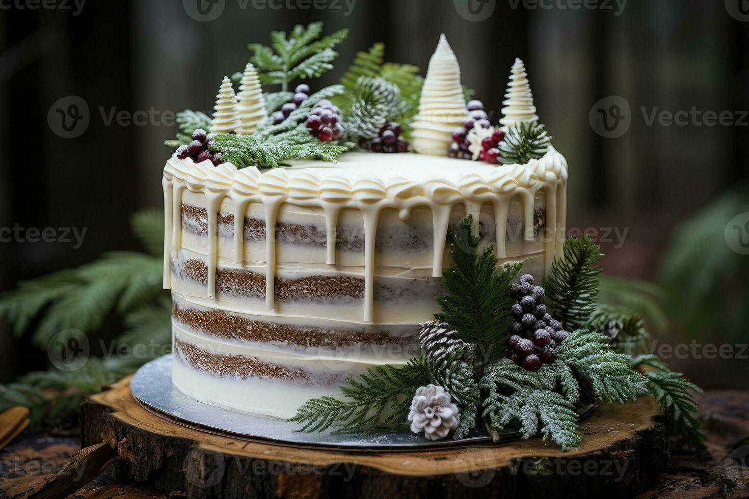 winter cake Wonderland White Cake photo