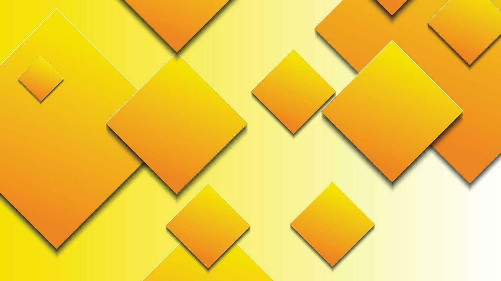 resumen amarillo y blanco degradado antecedentes con rectangular forma vector