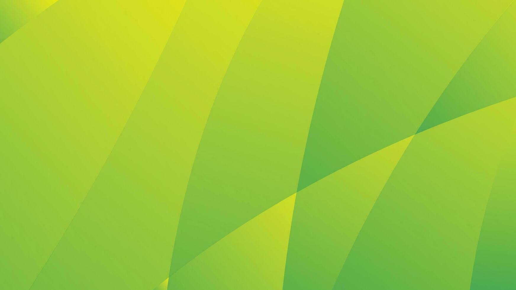 Bright green gradient polygon abstract background vector