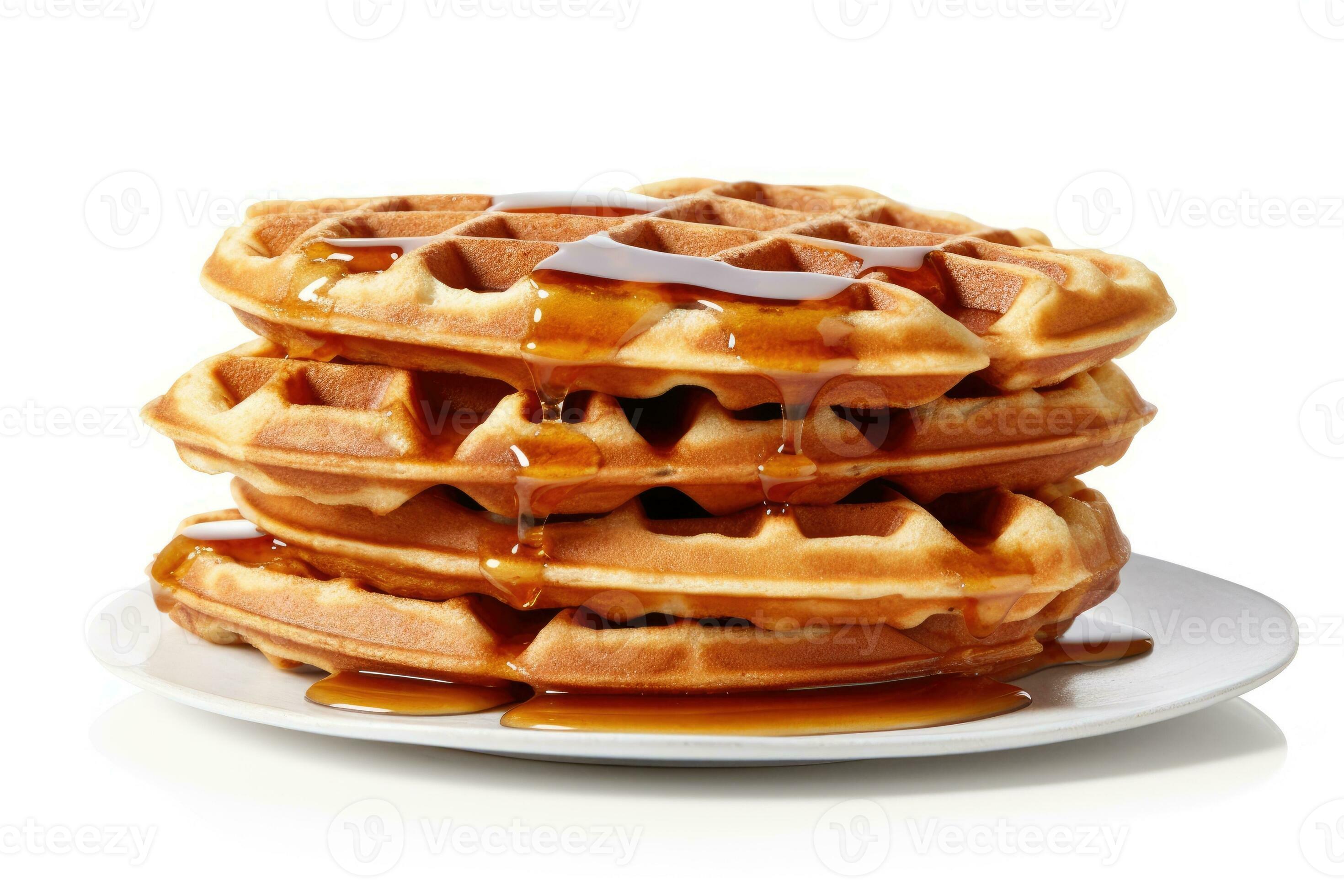 delicious waffles ready to eat advertising food photography AI