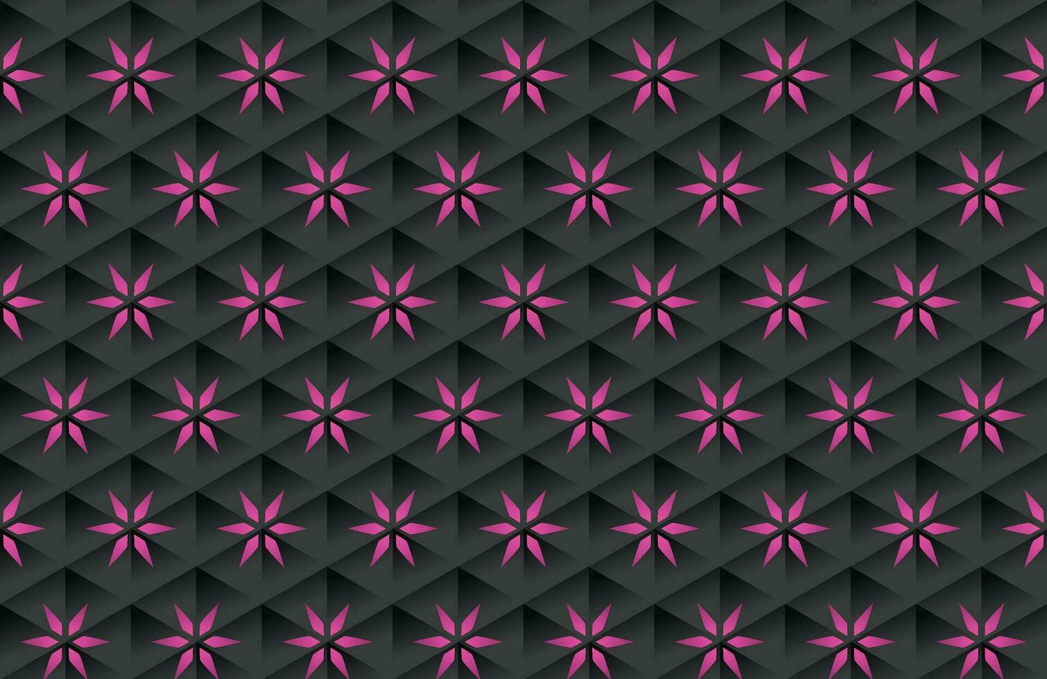 Luxury geometric abstract black background texture with neon light vector