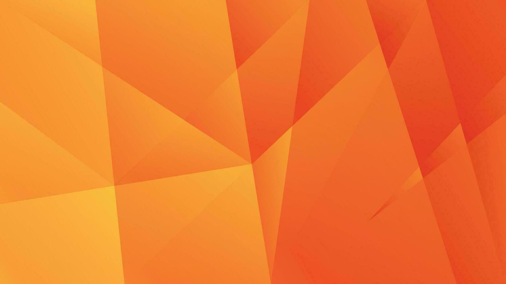 Red and yellow gradient polygon abstract background vector