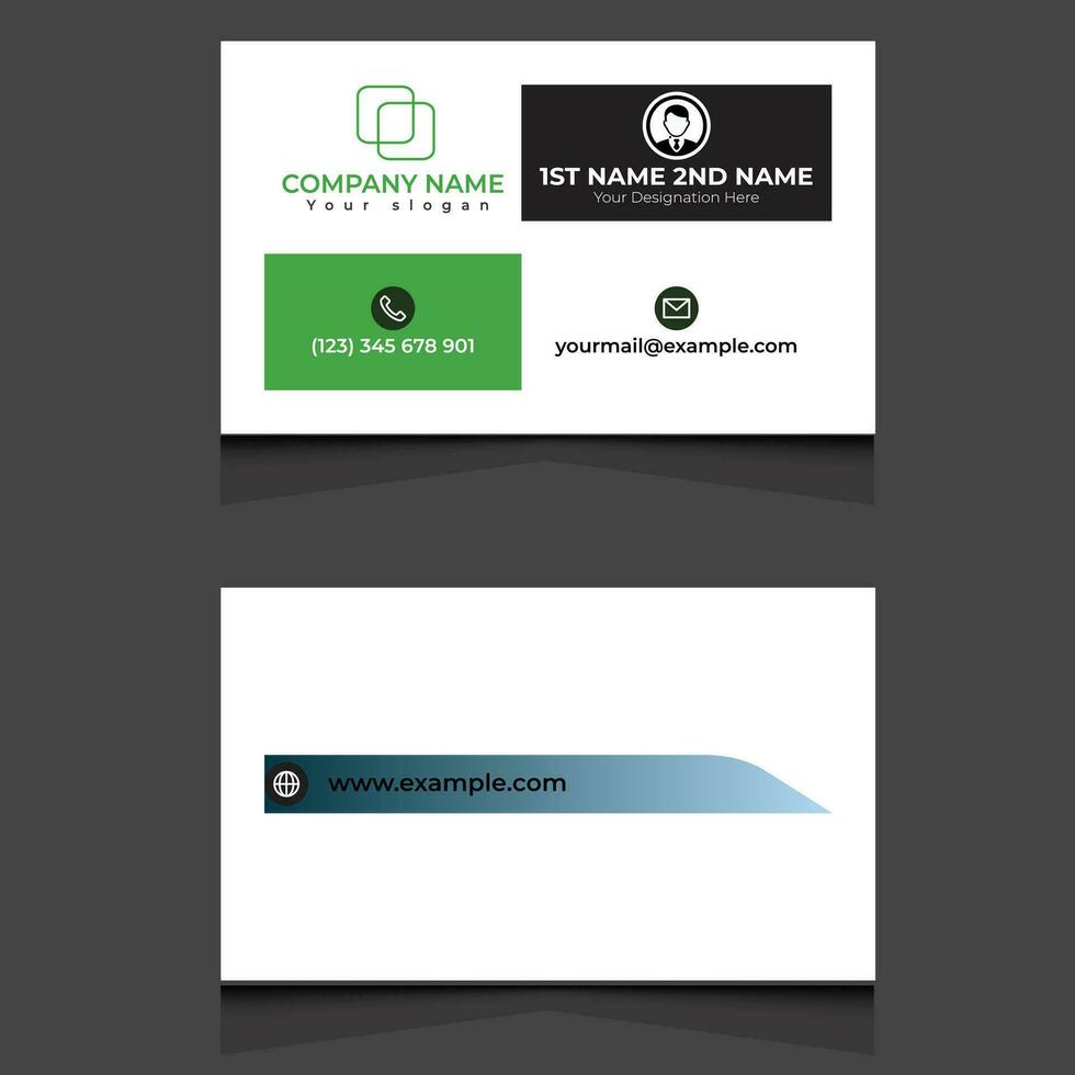 Business Card Design vector