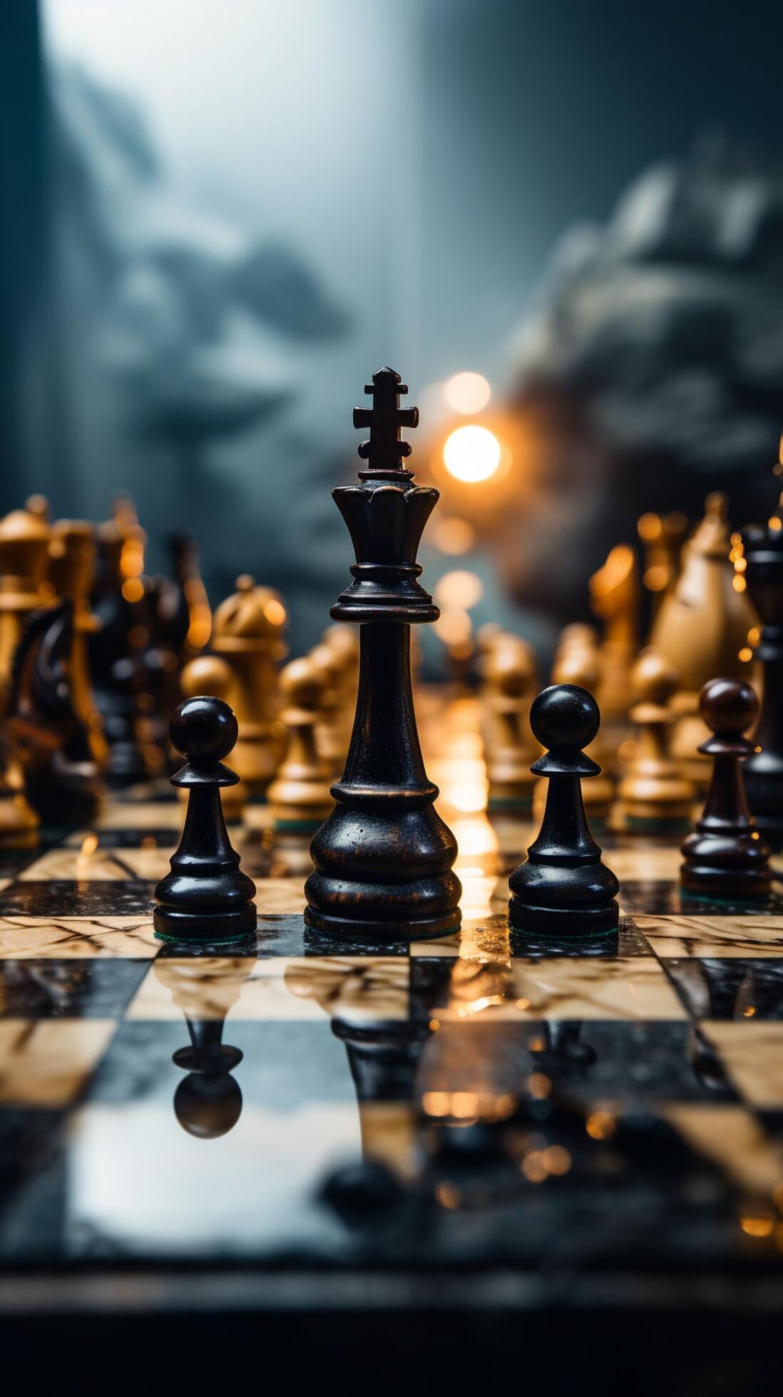 Checkmate A decisive business strategy ends the chess game with a kings  defeat Vertical Mobile Wallpaper AI Generated 31596780 Stock Photo at  Vecteezy