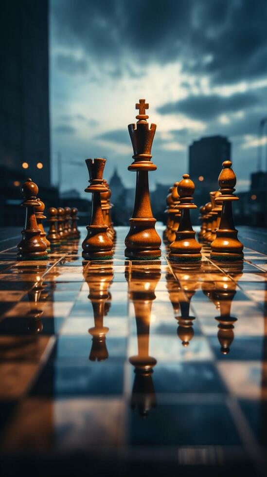 Chess a metaphor as a young visionary navigates business