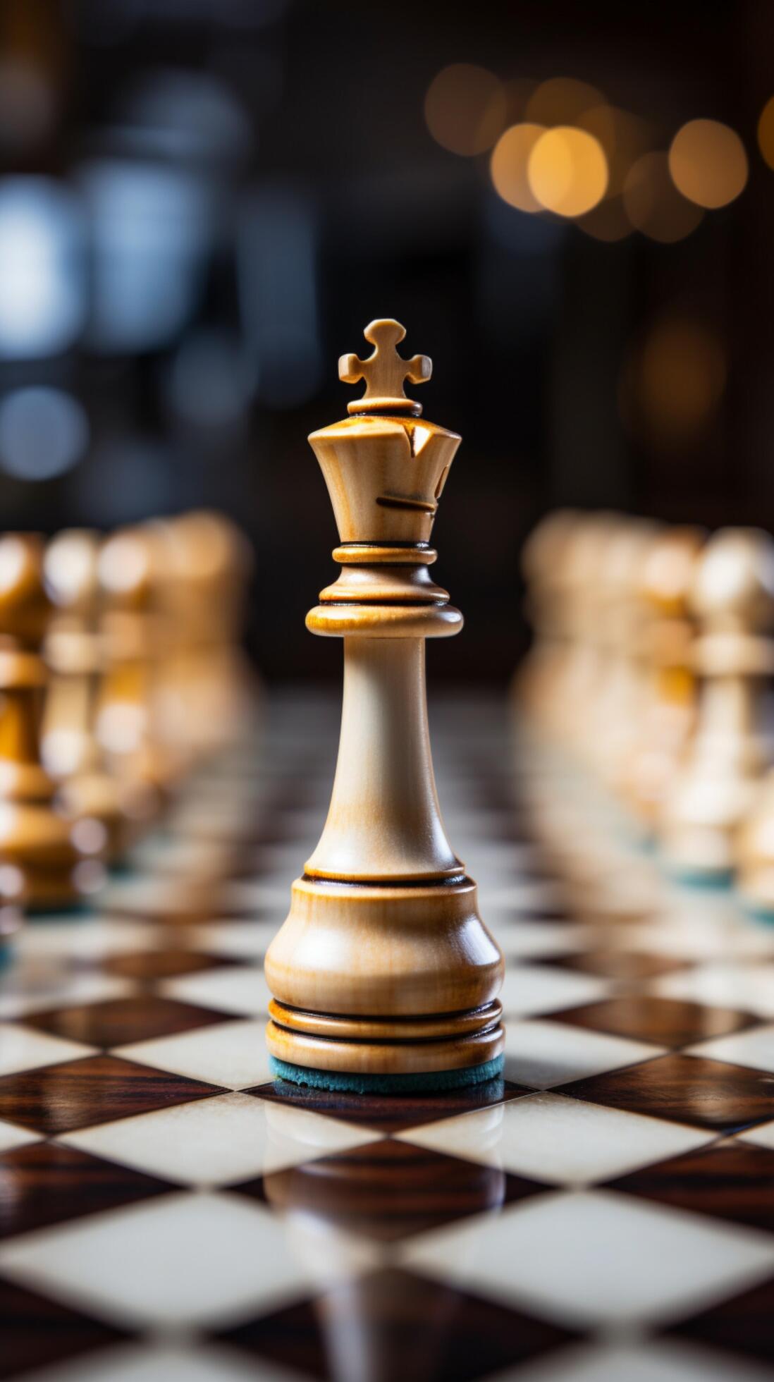 Business strategy chess iPhone wallpaper