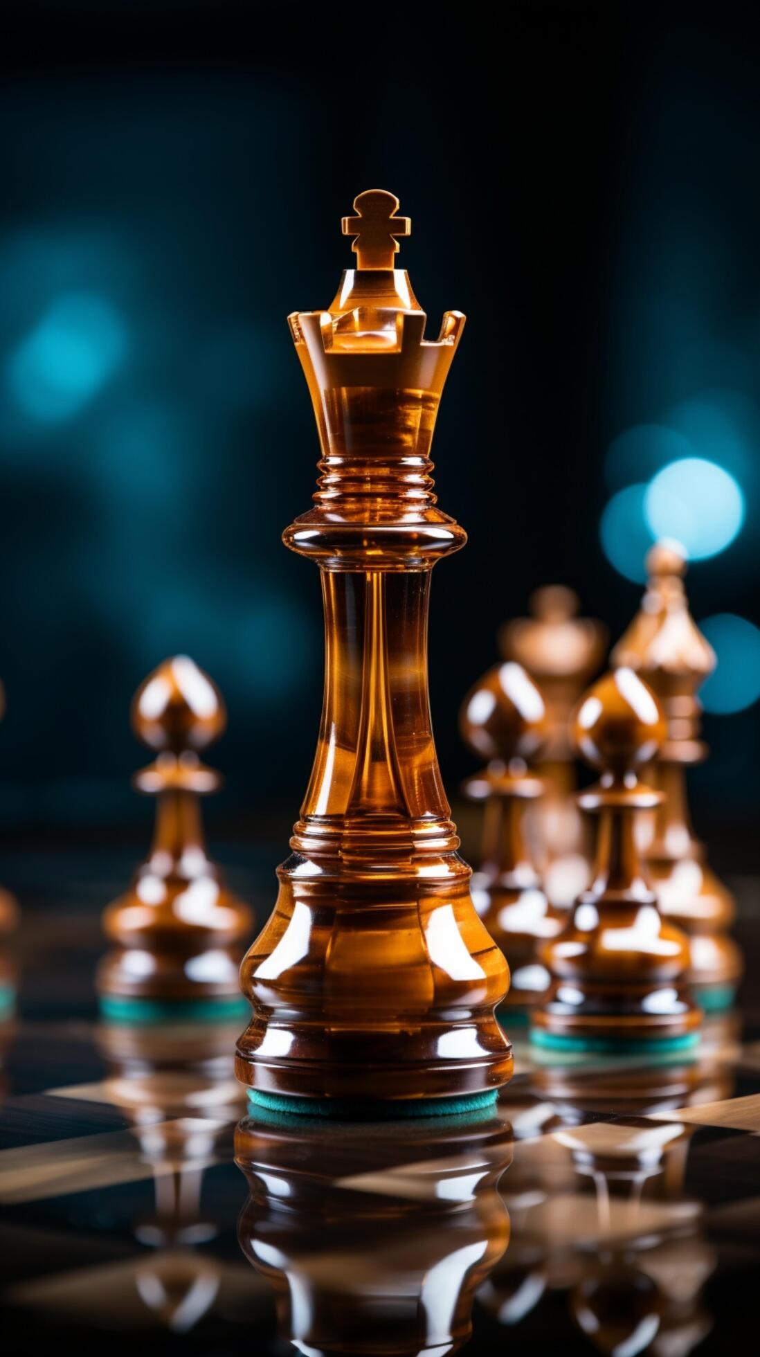 In the world of business, a chess piece symbolizes strategic financial  decisions Vertical Mobile Wallpaper AI Generated 31596906 Stock Photo at  Vecteezy