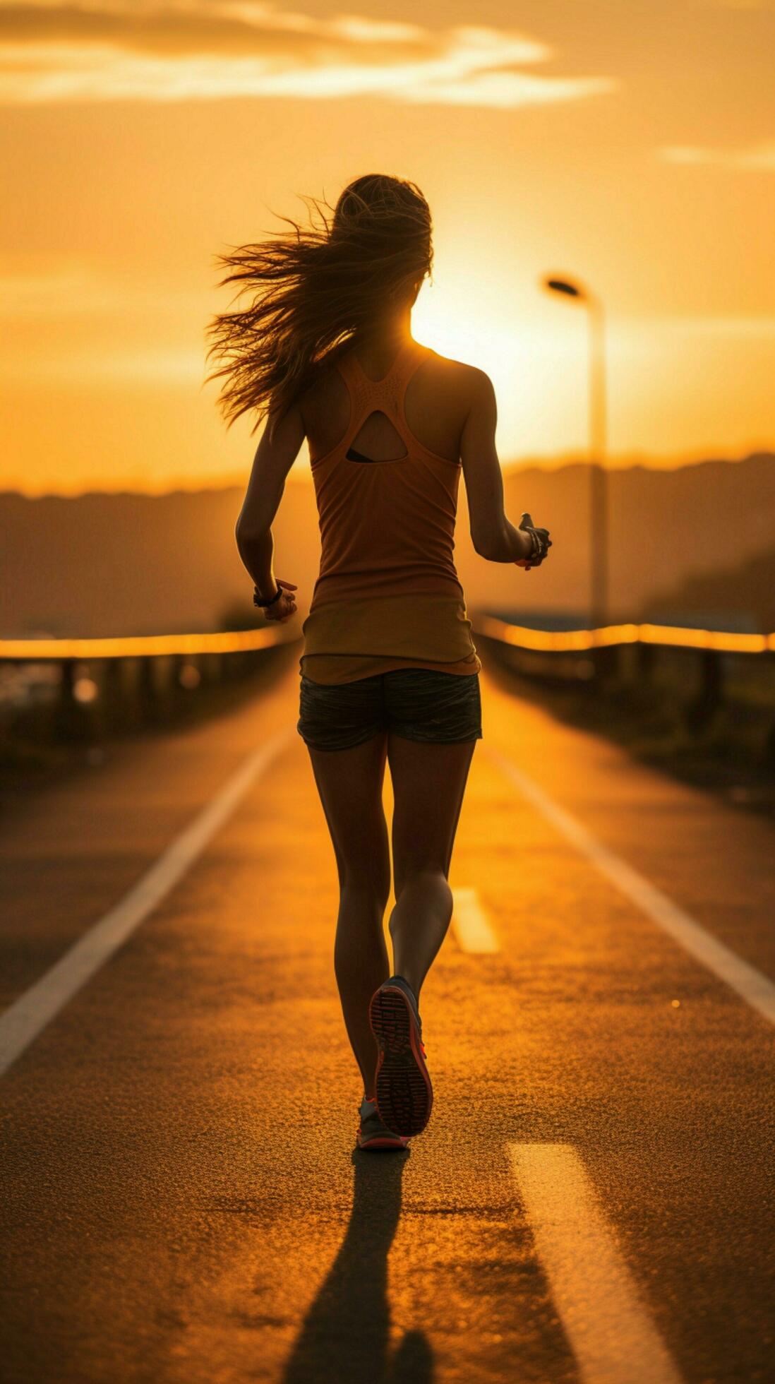 Foto De Stock Trail Running Mujer, Libre De Derechos