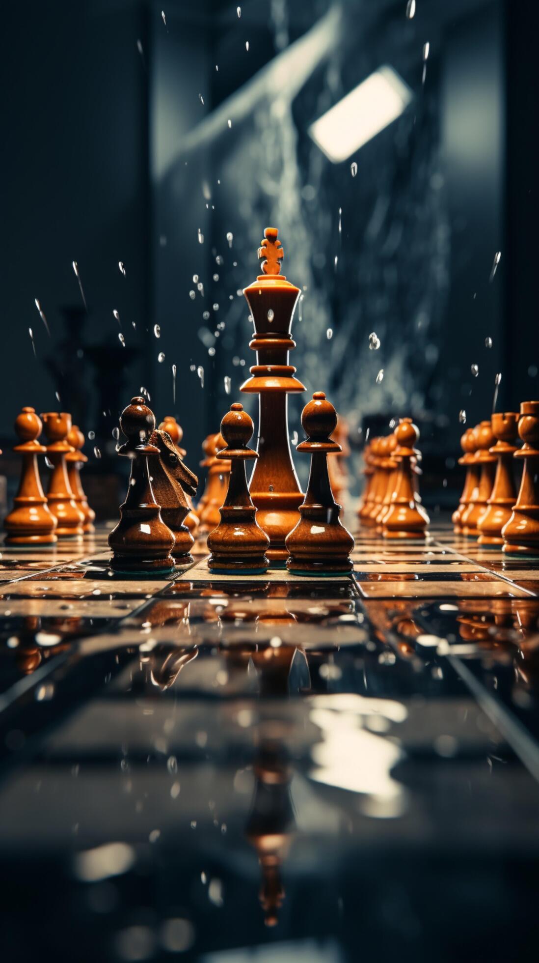 Chess, a metaphor for a businessmans game plan, strategy, and tactical  prowess Vertical Mobile Wallpaper AI Generated 31596790 Stock Photo at  Vecteezy