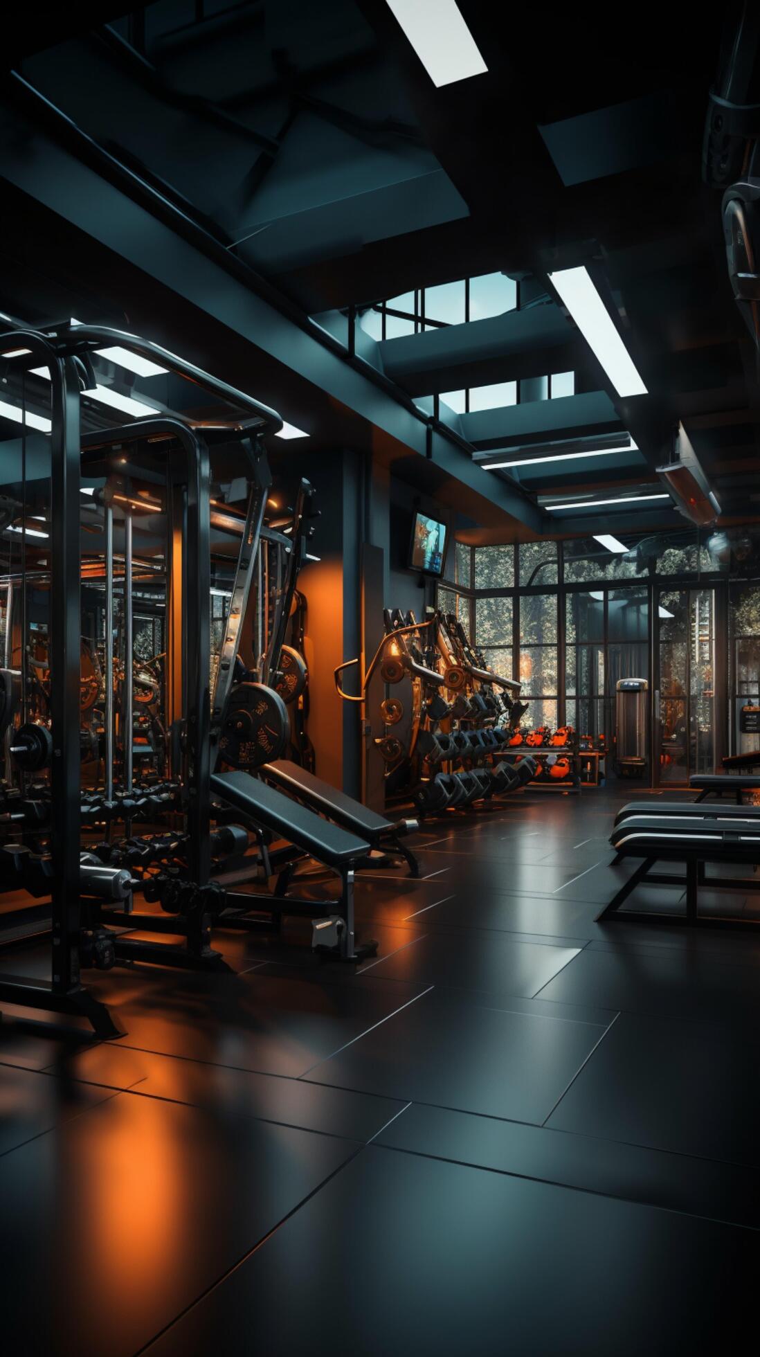 Within the gyms walls a comprehensive selection of workout