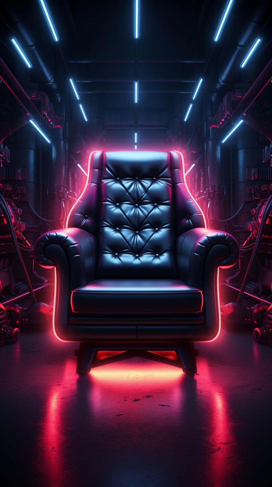 Download Illuminated Lights Cyberpunk Iphone Wallpaper