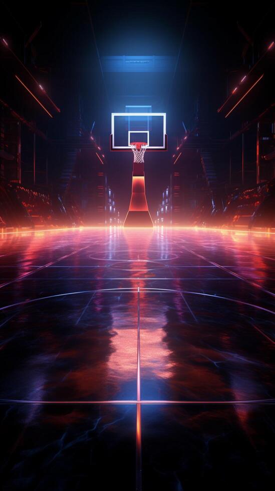 Basketball court wallpaper deals