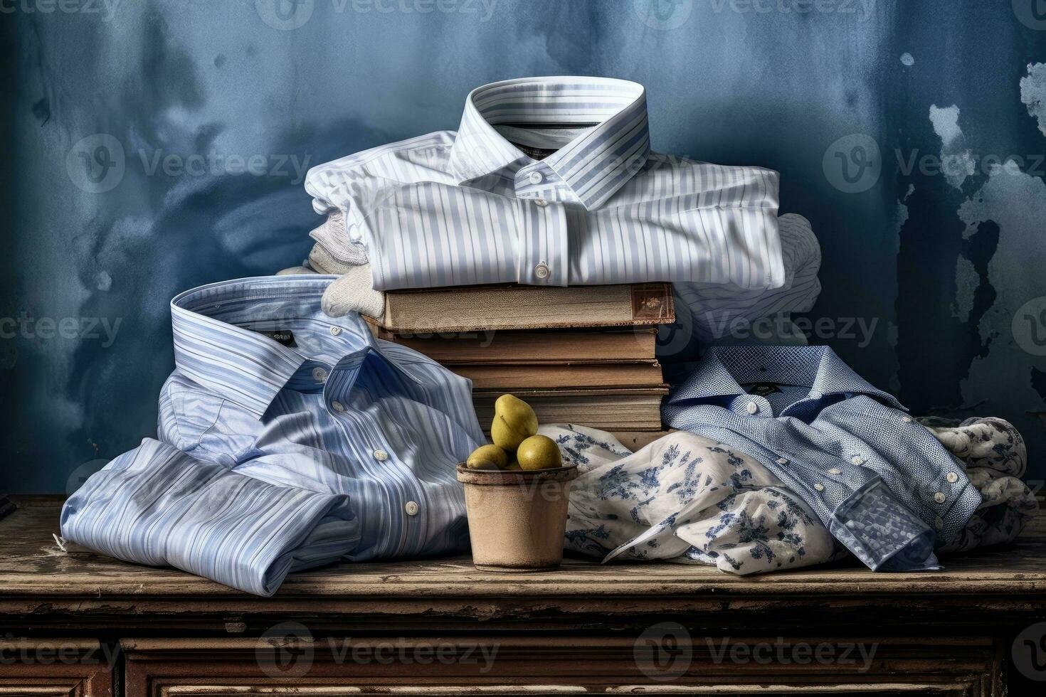stock photo of a fashion still life with different style AI Generated
