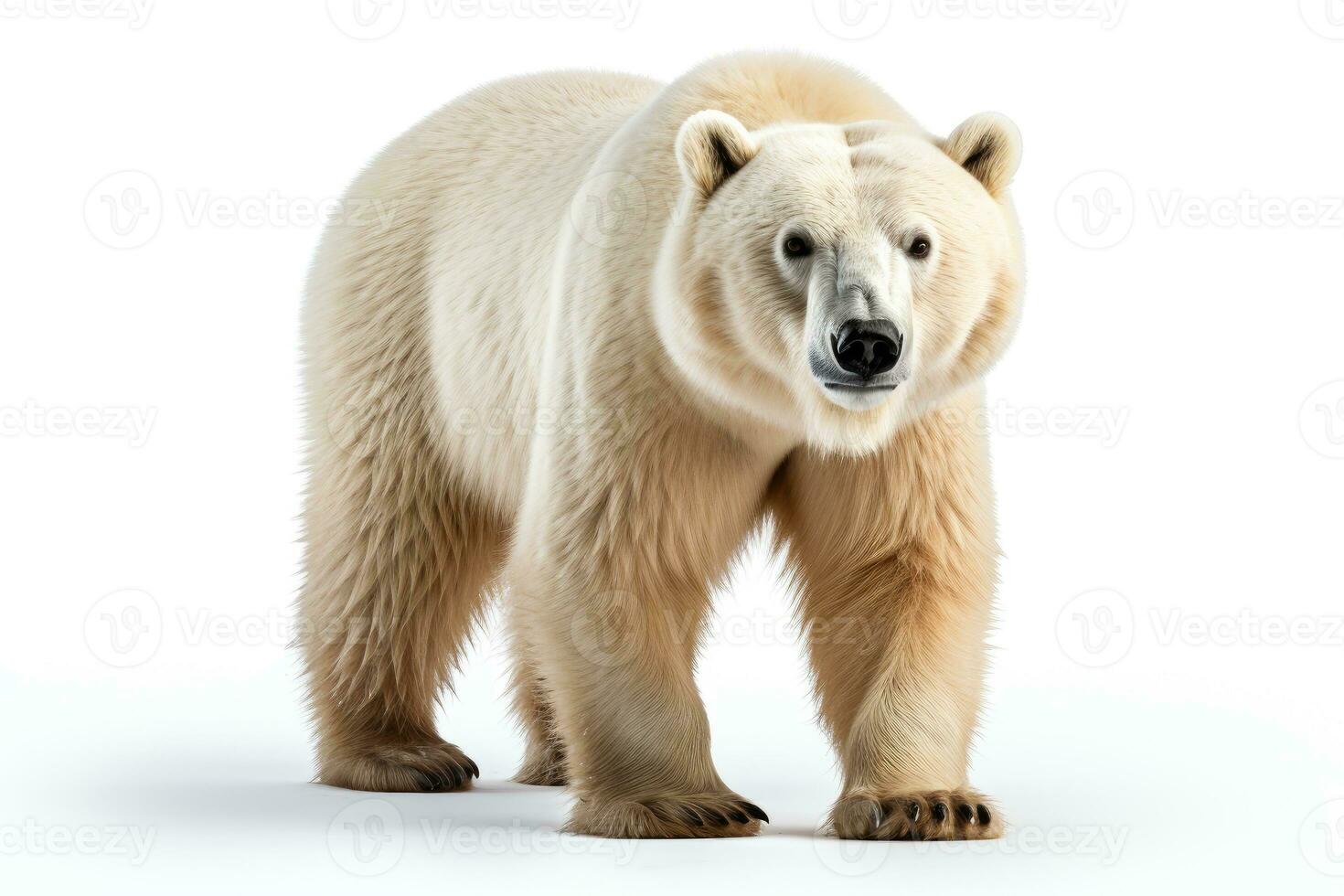 wild animal polar bear dangerous mammals professional advertising photography AI Generated photo