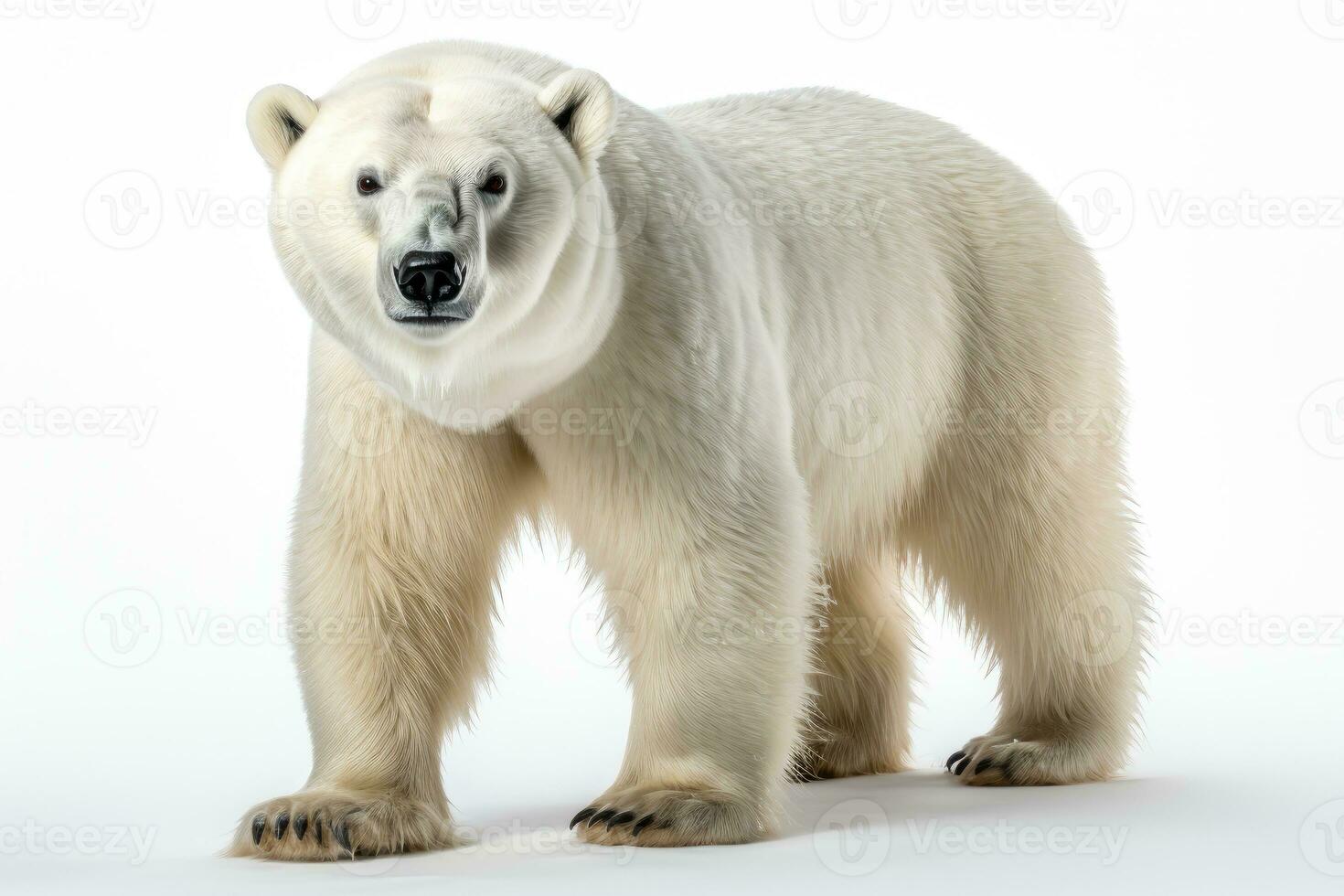 wild animal polar bear dangerous mammals professional advertising photography AI Generated photo