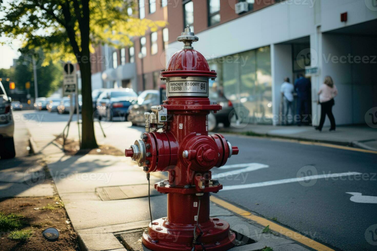 corner of the building where the hose reel hydrant is located