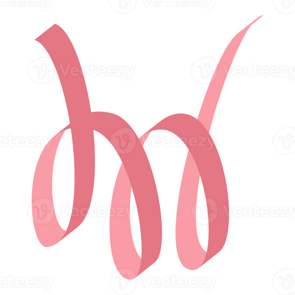 Pink ribbon breast cancer awareness symbol png