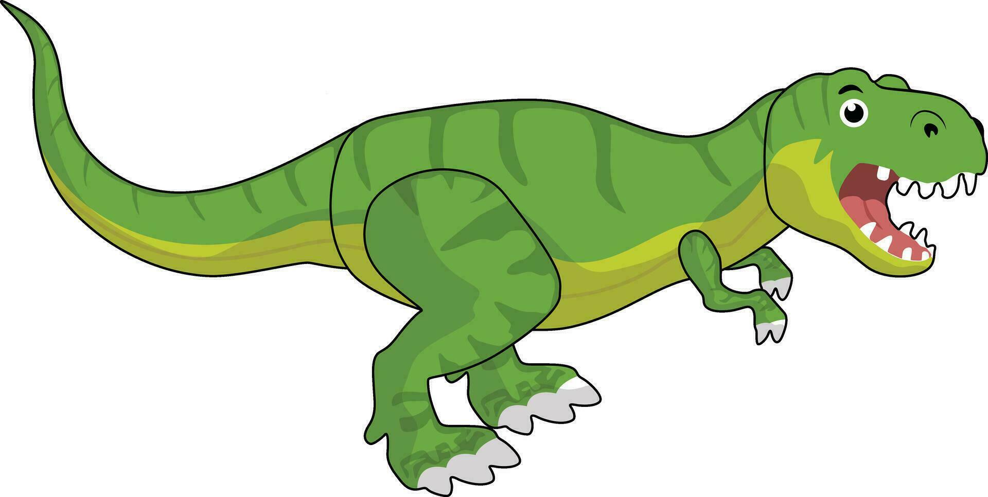 esta es un increíble dinosaurus t rex ilustración diseño vector