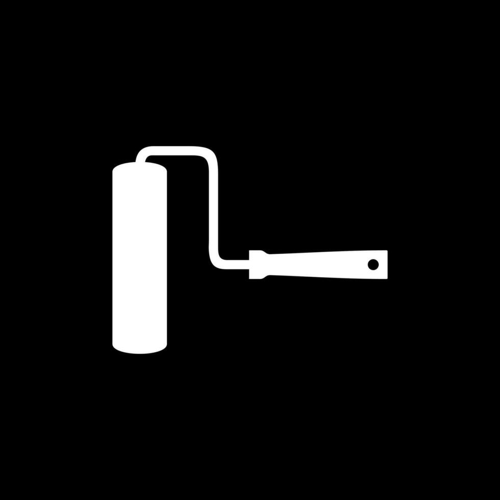 Paint Roller Silhouette, can use for Logo Gram, Pictogram, Apps, Art Illustration, Website or Graphic Design Element. Vector Illustration