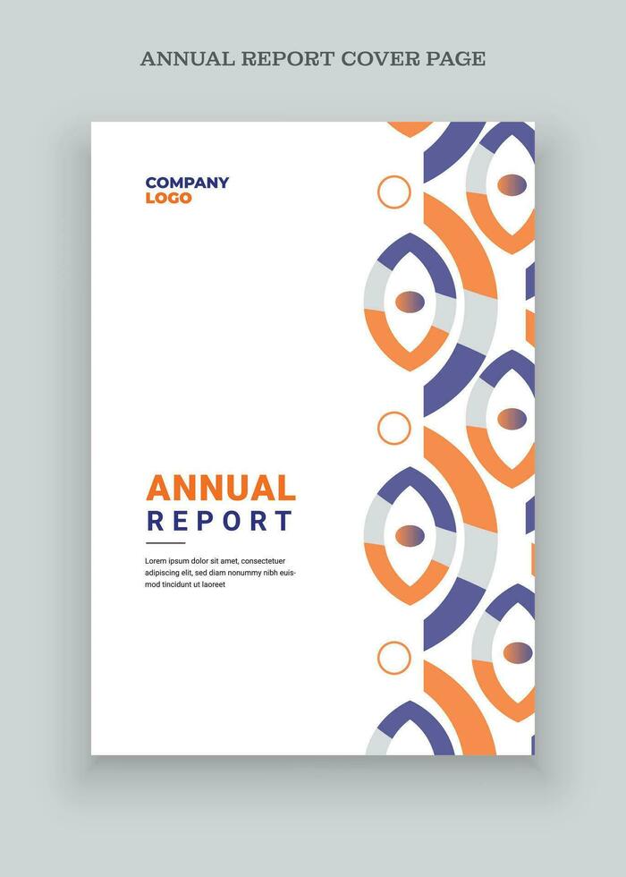 annual report cover business flyer cover template design vector