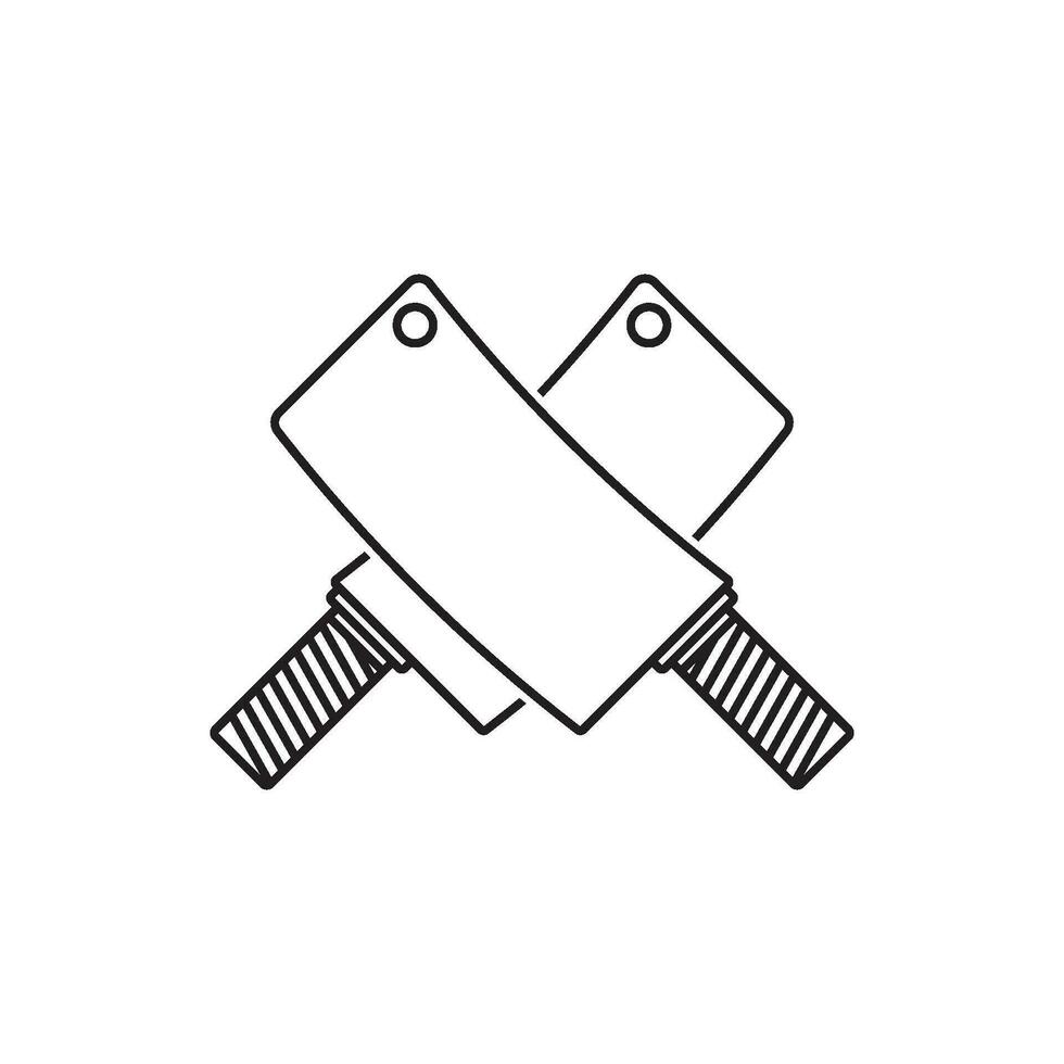 knife icon vector