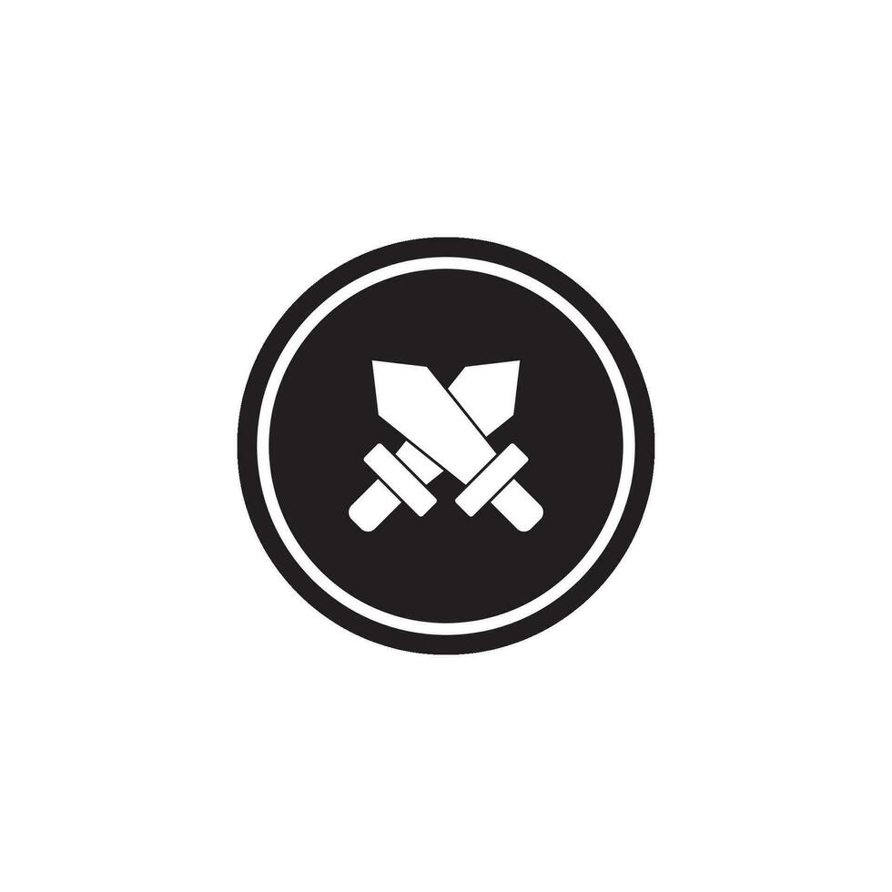 sword icon vector