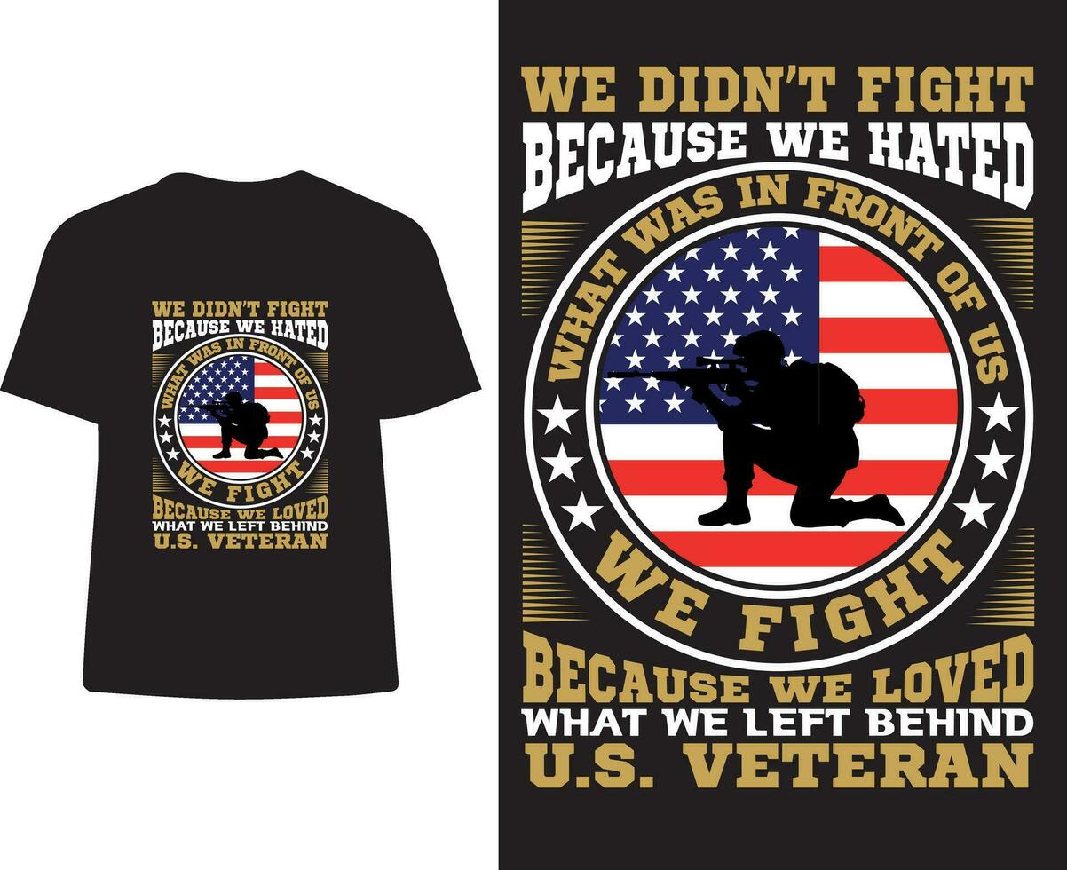 Estados Unidos Ejército camiseta diseño vector