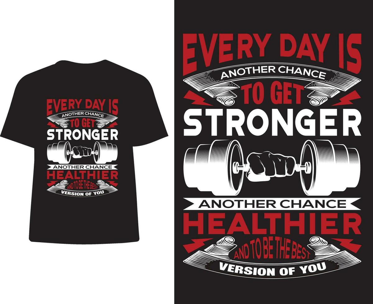 Health T-shirt Design vector