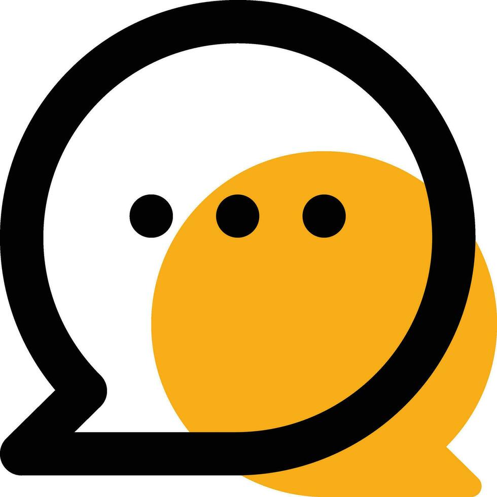 color chat icon design vector