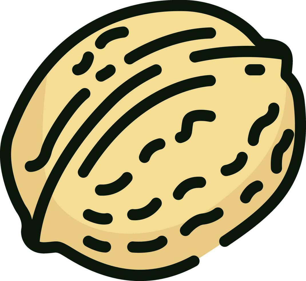 walnut icon design vector