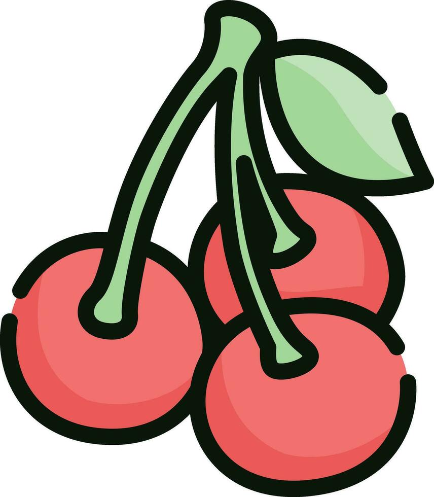 cherry icon design vector