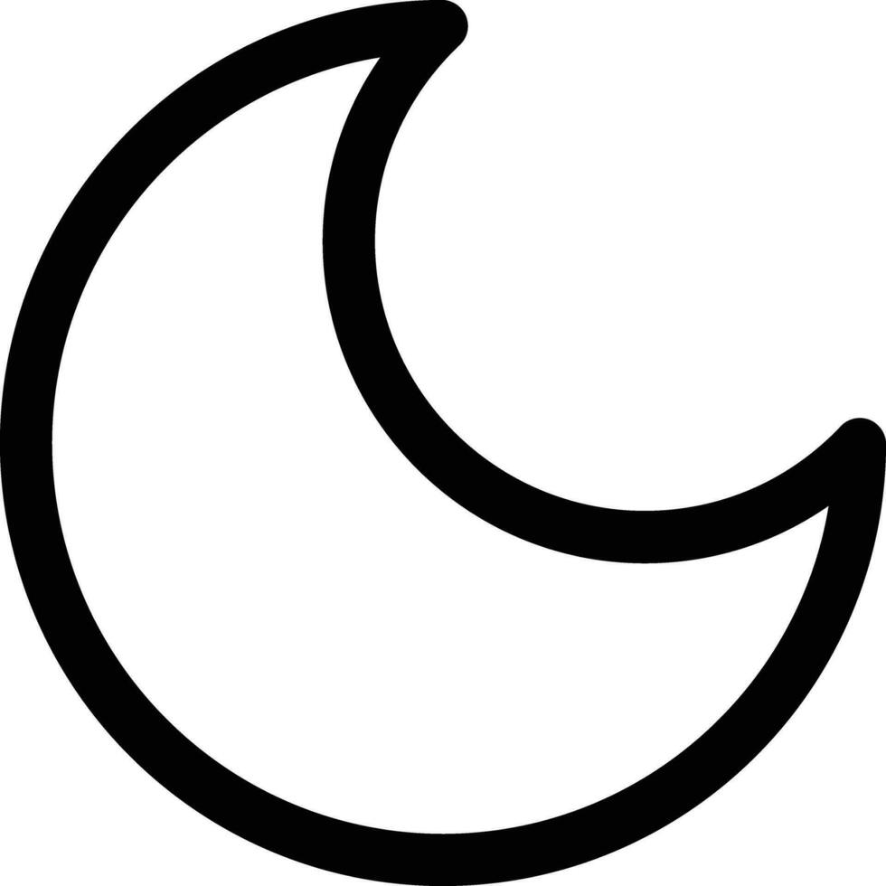 moon icon design vector