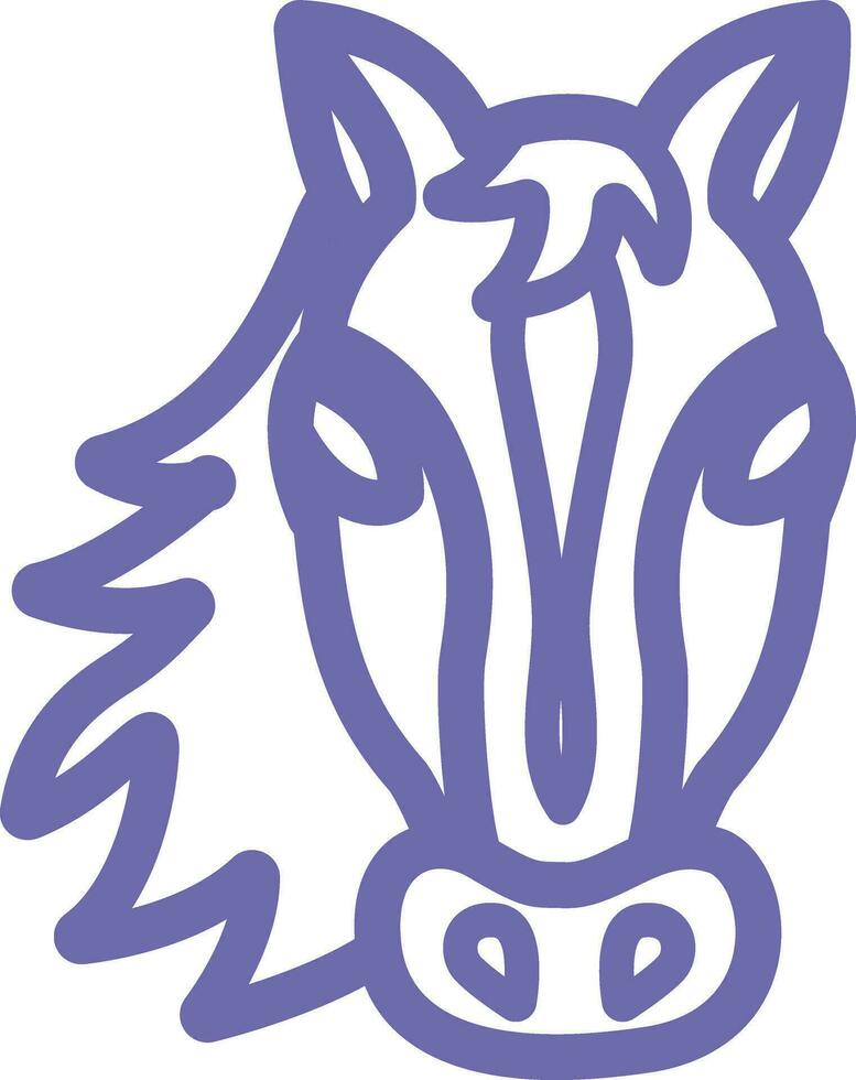 horse icon design vector