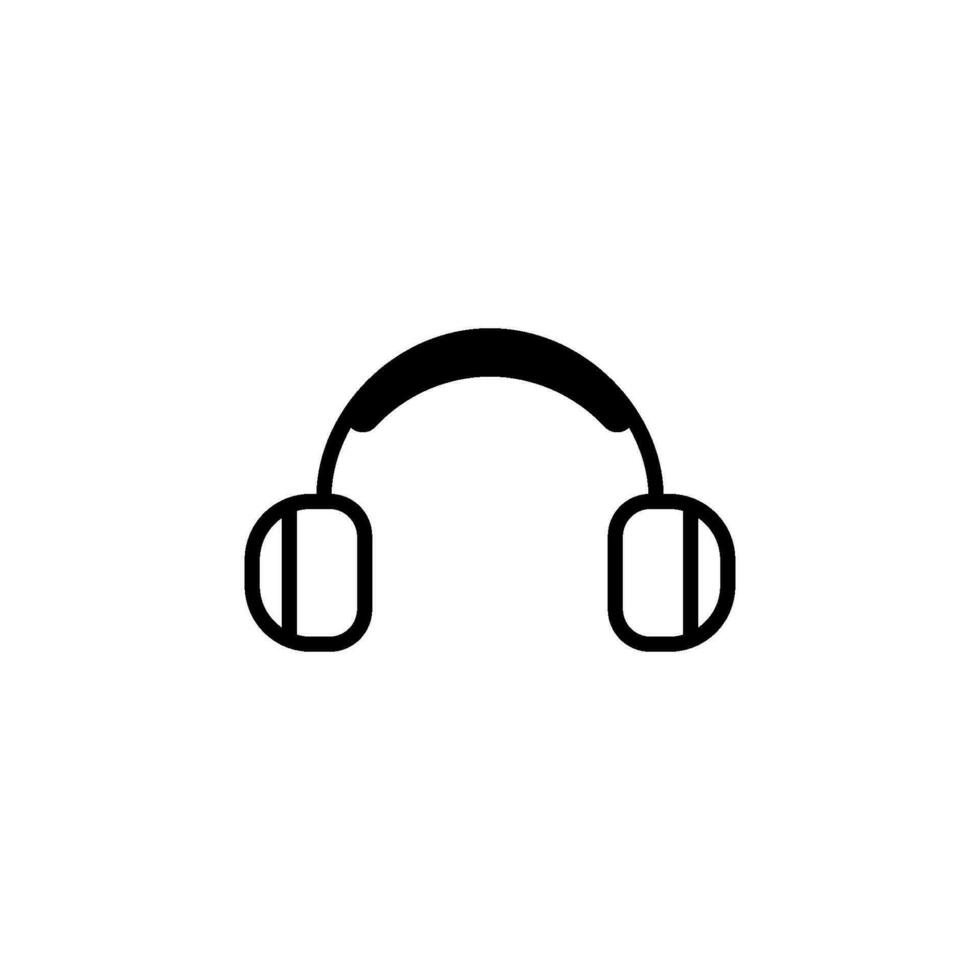 headset icon design vector templates